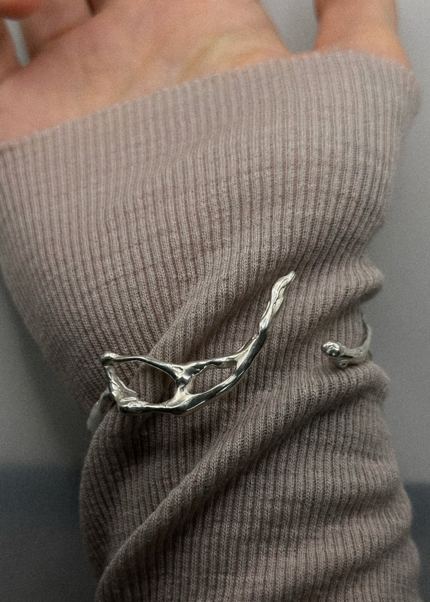 Midnight Cuff Bangle Bracelet