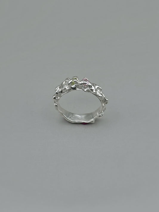Pink and Green Ring