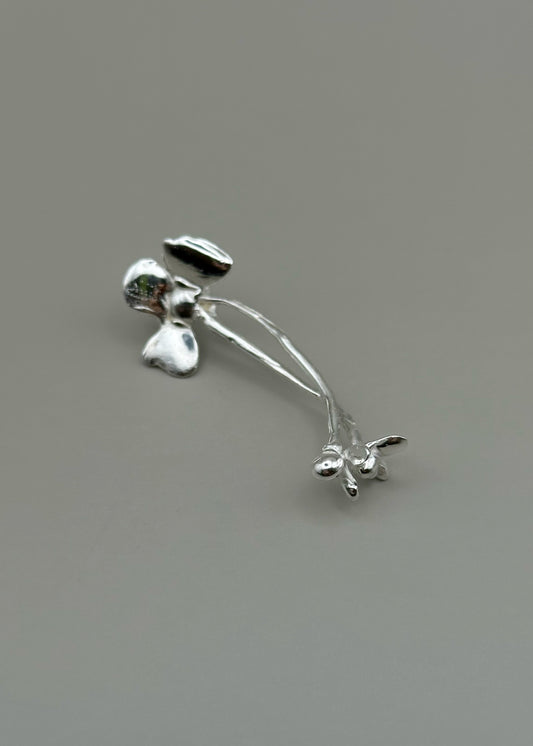 Running Strawberry Mono Earring