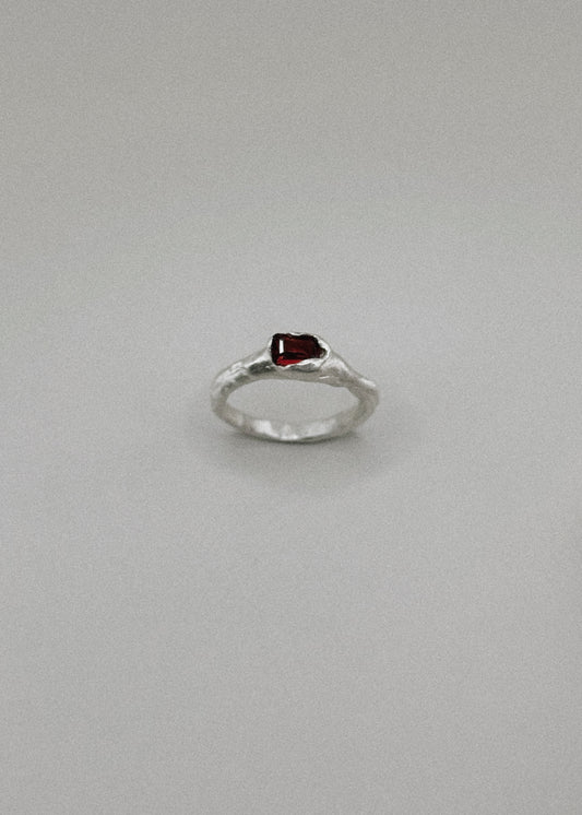 Ring With Garnet