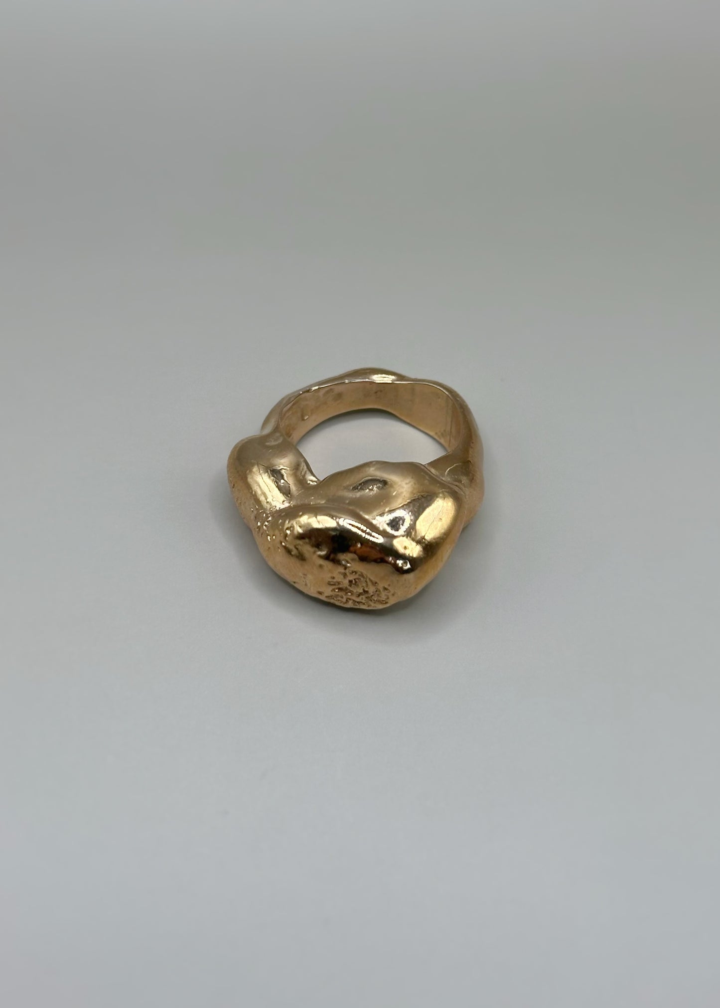 Bronze Blob Ring 53EU