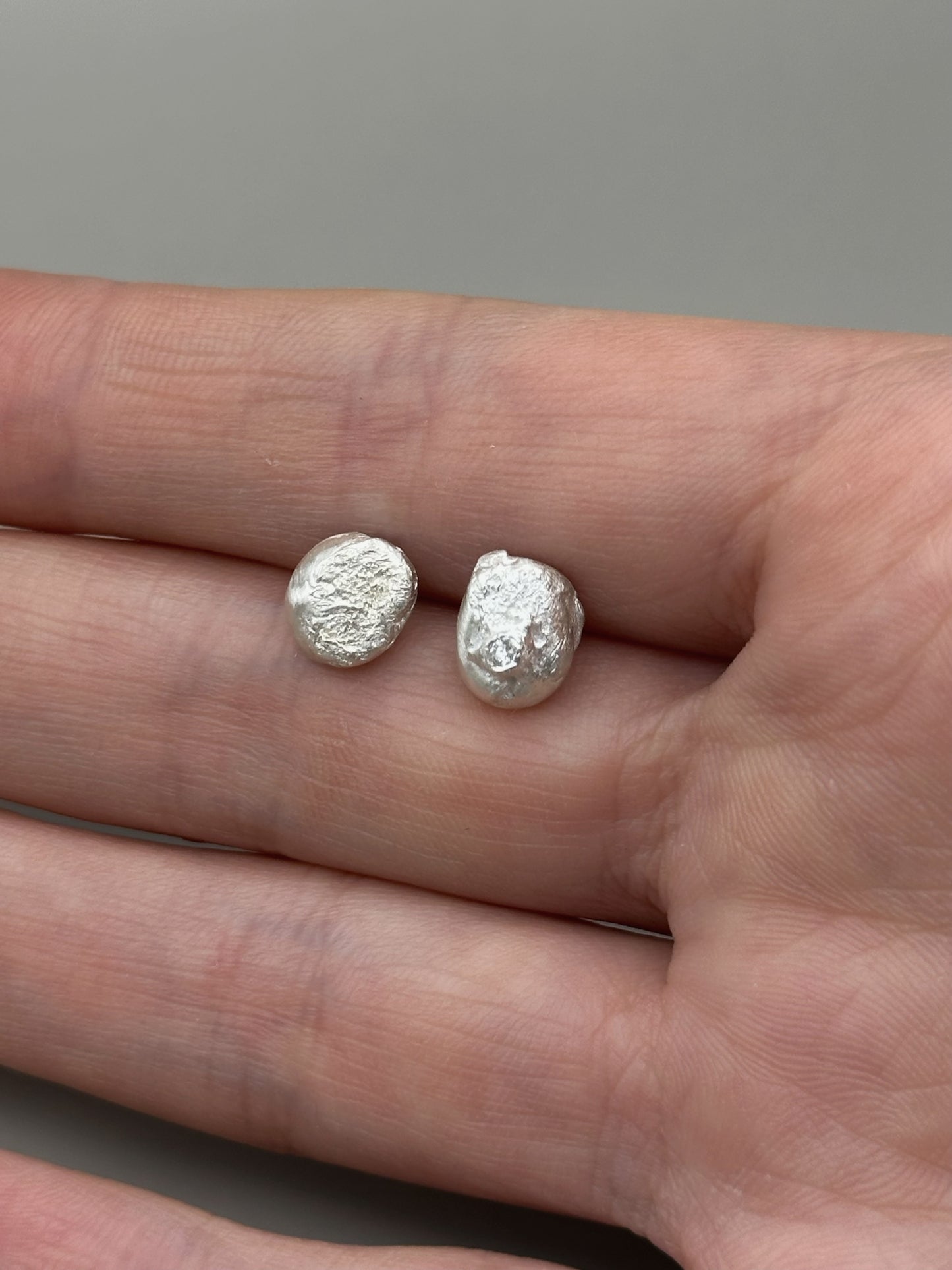 Pebble Stud Earrings