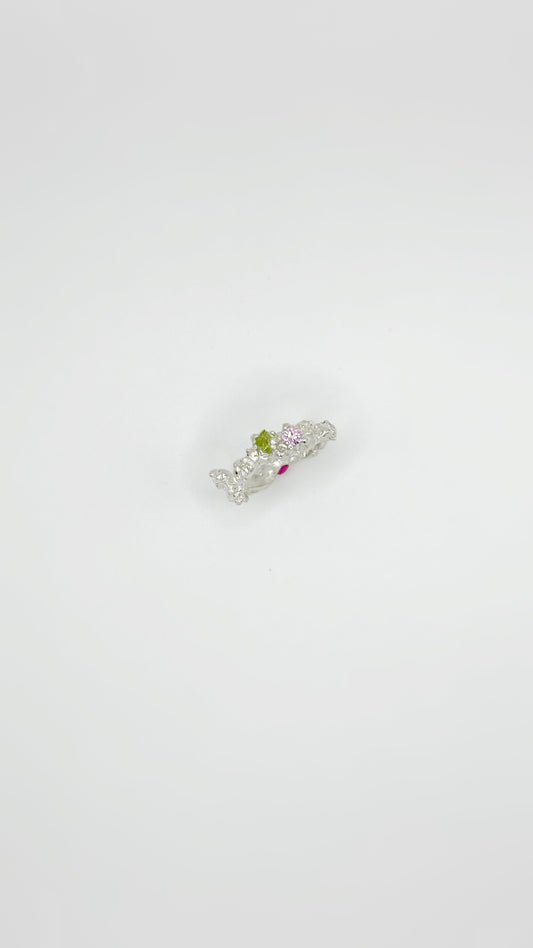 Pink and Green Ring