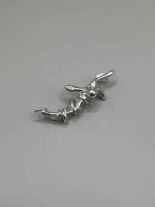 Grapevine mono earring