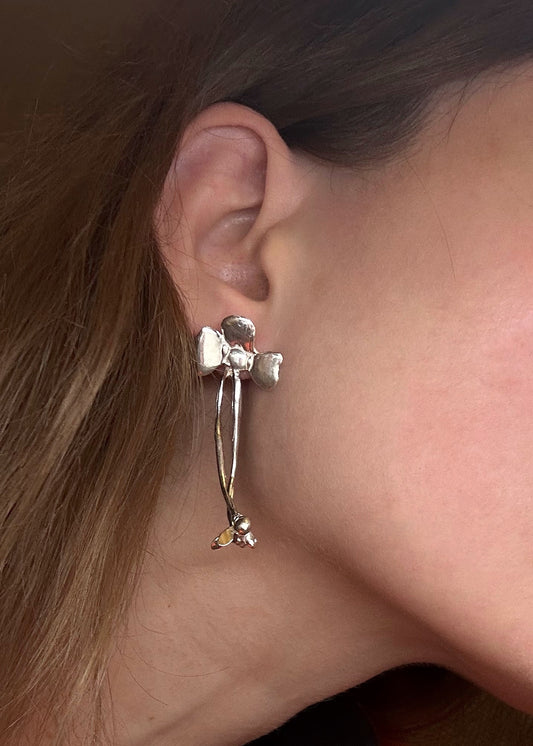 Running Strawberry Mono Earring