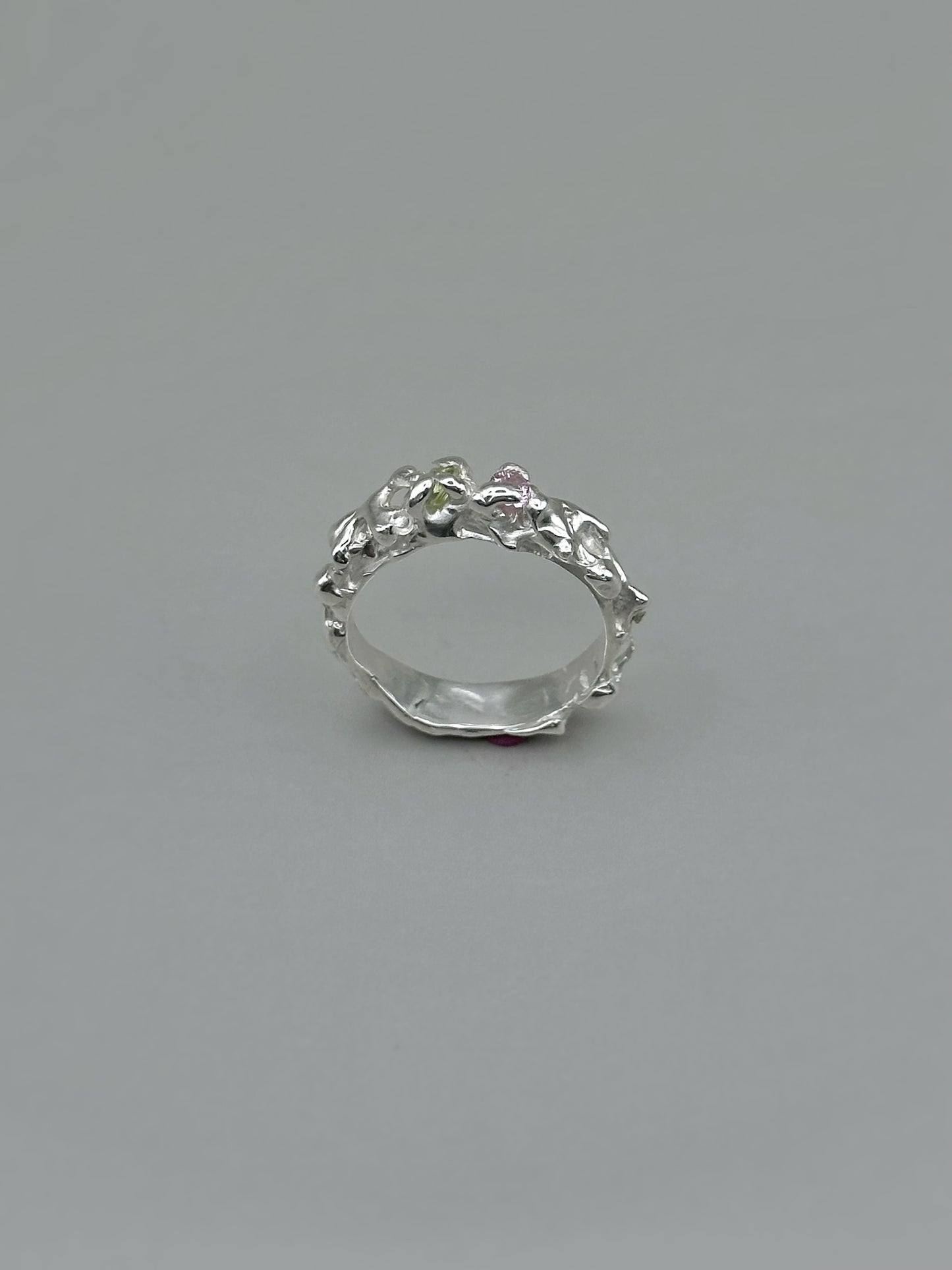 Pink and Green Ring