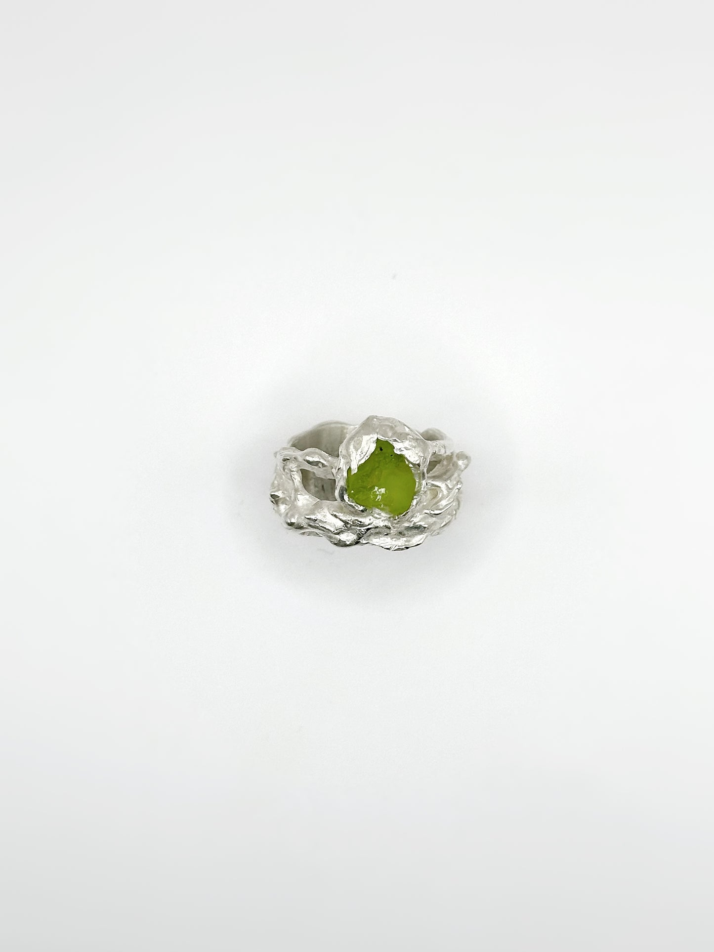 Ring With a Green Peridot
