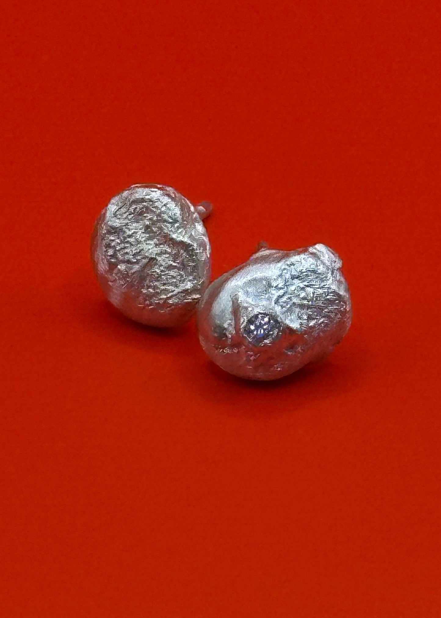 Pebble Stud Earrings