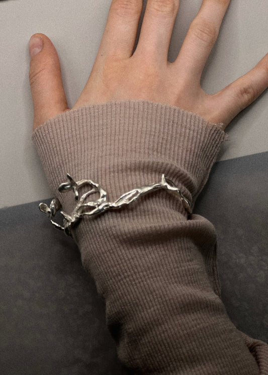 Midnight Cuff Bangle Bracelet