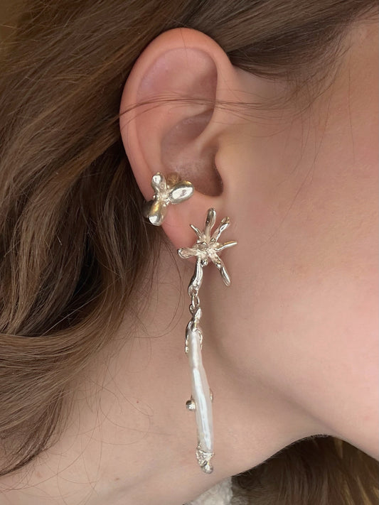 Long Pearl Earrings