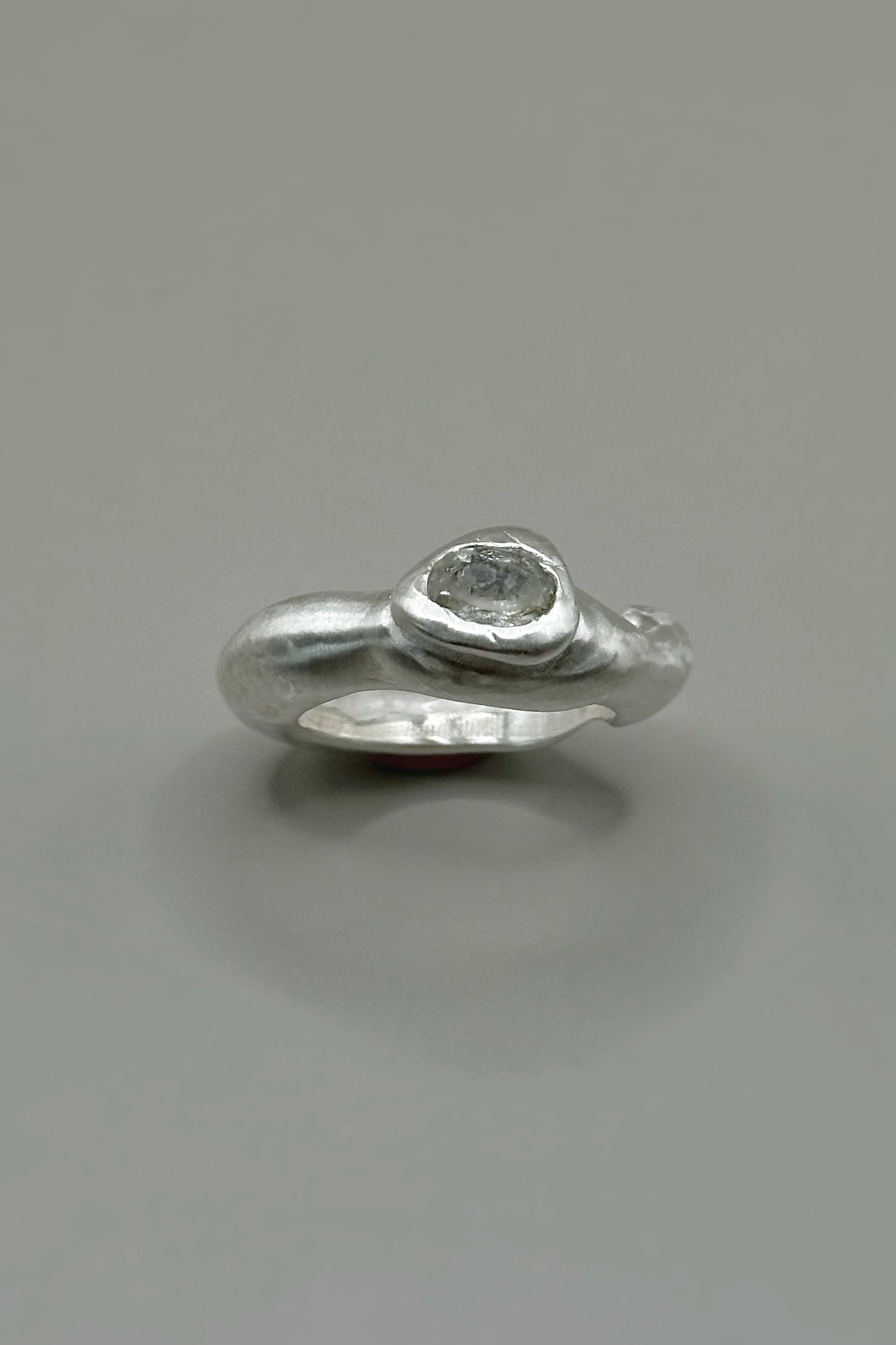 Ring with a Green Amethyst