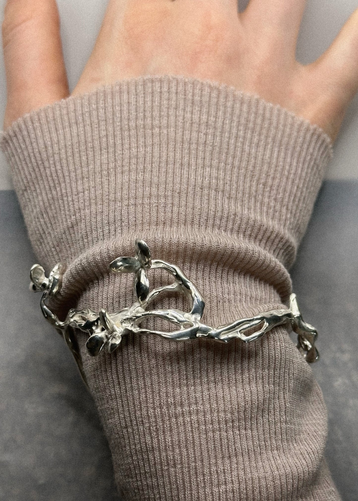 Midnight Cuff Bangle Bracelet