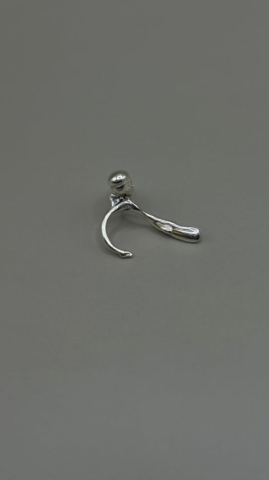 Small Linden Flower Mono Earring
