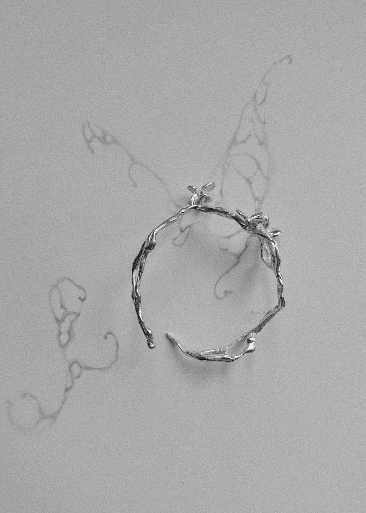 Midnight Cuff Bangle Bracelet